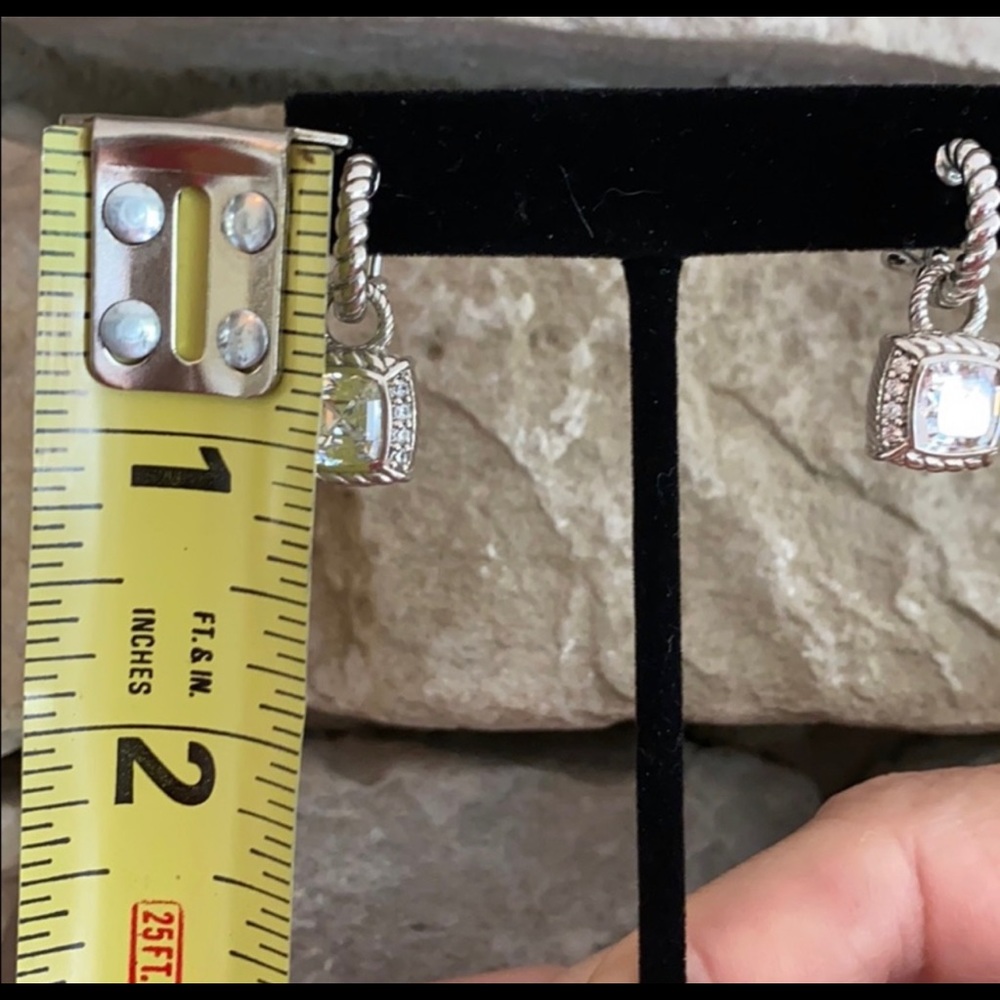 Judith Ripka SS earrings - Picture 7 of 7
